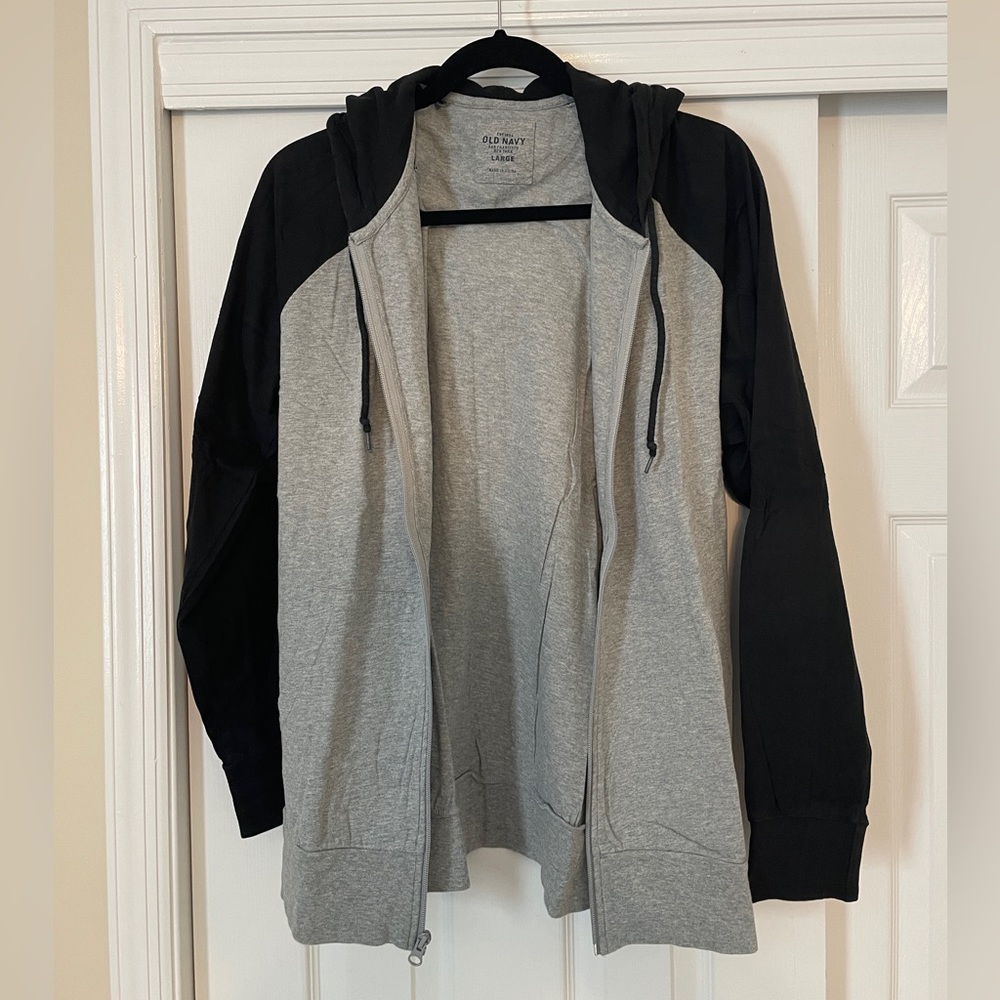 Old Navy Raglan Zip Up Hoodie